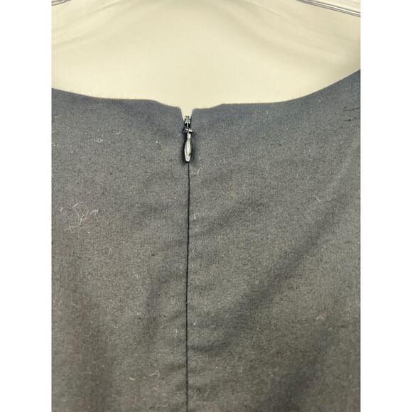 Tommy Bahama‎ Dress Silk Blend Sleeveless Sheath Size 8 Black Career Work - Picture 4 of 6